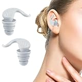 Wasserdichte Ohrstöpsel – 2 cm große hornförmige Ohrstö psel mit Geräuschunterdrückung, ergonomische Silikon-Passform | Tragbare Ohrstöpsel zur Geräuschreduzierung für Männer