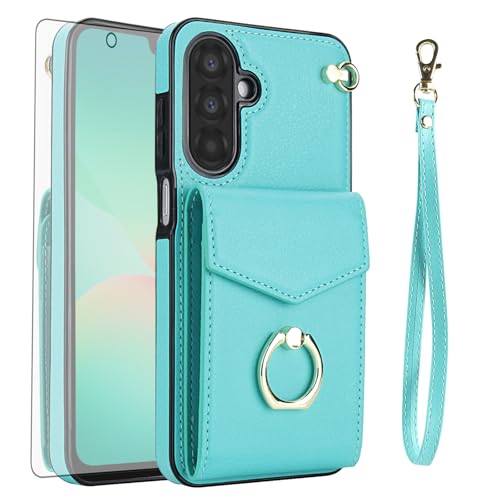 Étui portefeuille Samsung Galaxy A56 5G avec protège-écran en verre
