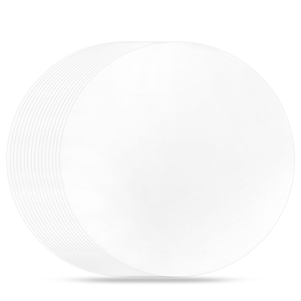 200 Pcs Baking Parchment Circles, 8 Inch Round Cake Liners Baking Paper for Round Cake Tin Air Fryer Spring-Form Tin Tortilla Press