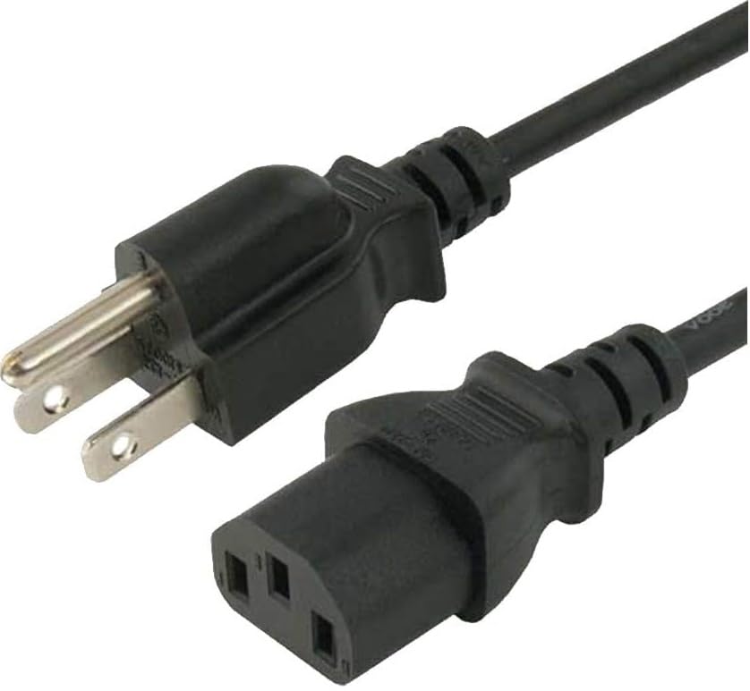 3 Prong AC Power Cord for HiFAST S8HF-VP01 S8HFVP01 Curved Vibration Plate Exercise Machine Plug Lead Charging Cable