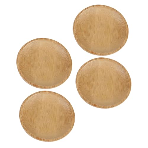 HOLIDYOYO 4pcs Creative Small Plate Sauce Bowl Round Dip Dish Sauce Cups Food Appetizer Plate Small Dipping Dishes Serving Dishes Dipping Bowl Plate Japanese Soy Dish re-usable