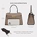 Small Crossbody Purse for Women Top Handle Bag Vegan Leather Designer Handbag Satchel Purse with Strap