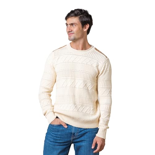 Image of Hope & Henry Girls Cable Front Pullover Sweater