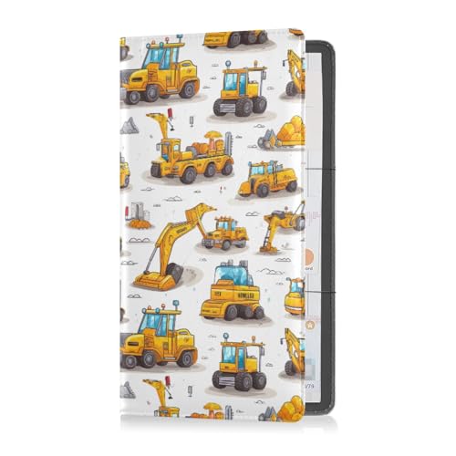 Organizador de documentos para auto cuero miniatura 1