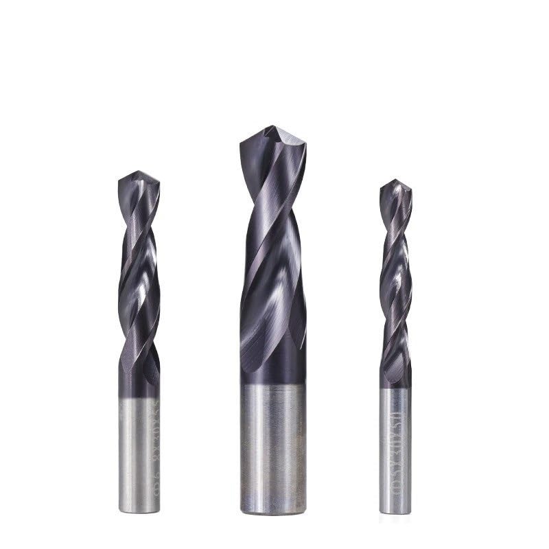 Punte Da Trapano Per Pistola Al Tungsteno Con Punta Elicoidale Per Tornio CNC,12X45X75
