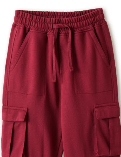 Image of Amazon Brand - Symbol Kids Boys Cotton Blend Solid Cargo Track Pant