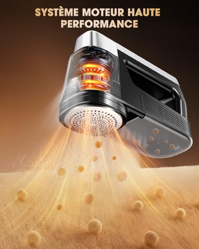 Anti peluche rechargeable Ziitty pour éliminer les bouloches de pulls - 6