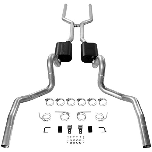Image of Flowmaster 17200 Header-back System - Dual Rear Exit - American Thunder - Aggressive Sound