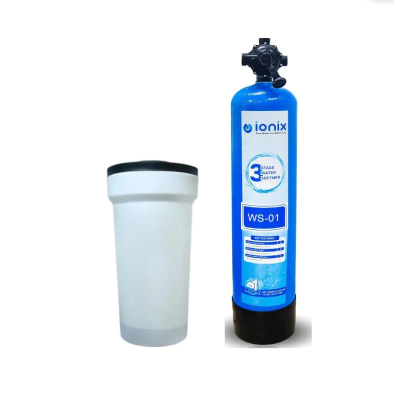 Image of Ionix Ion Exchange Technology Based Water softner, India's First 3 Stage water softner with High capacity Calcium Holding Resin, Low maintenance with Easy Regenration