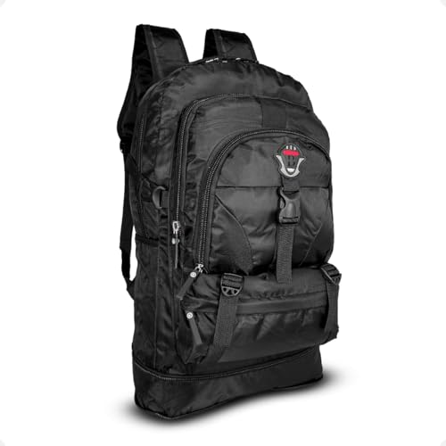 Mochila Masculina 50L Viagem Camping Passeio Expansiva