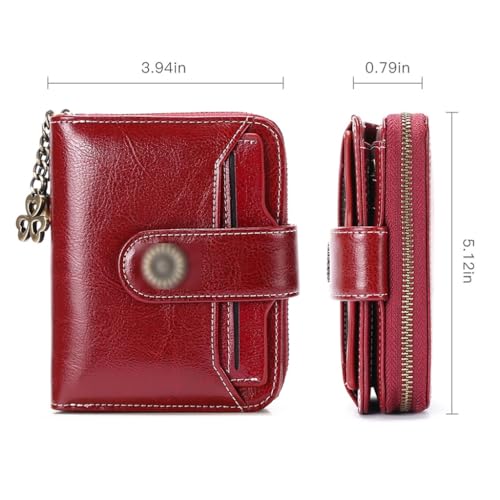 FMURY Short Student Multi-Function Mini Coin Purse Driver's License Leather Wallet for Women Purse for Women3