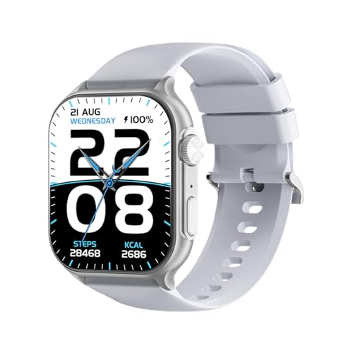 Montre connectée blanche pour appeler en faisant du sport sans téléphone