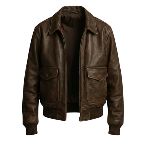 Women's Genuine Leather A-2 Bomber