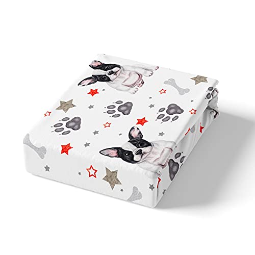 French Bulldog Bedding & Linen Cute Dog Bedding Set 3D Animal Duvet Cover for Kids Boys Girls Dog Lovers Pet Bedspread Bedclothes Super King - Image 3