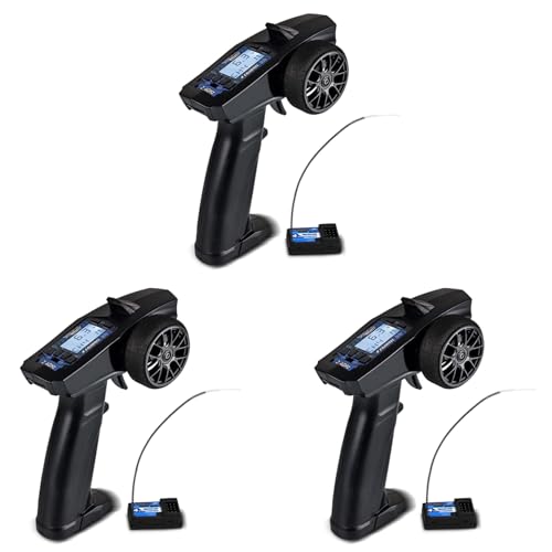 Système à Distance 2.4G 4CH Télécommande Émetteur Radio LCD avec Récepteur pour Voiture Bateau