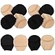 EXCEART 5er Set Damen Zehenstrümpfe Unsichtbare No Show Sohlen Socken Hautfarben und Schwarz Flache Halbsocken für Ballerinas und Sneakers Bequeme Futterale Strümpfe