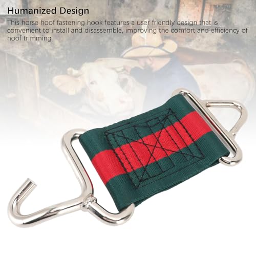 Gancho para aparador de casco de cavalo, gancho para aparador de casco de cavalo, material versátil