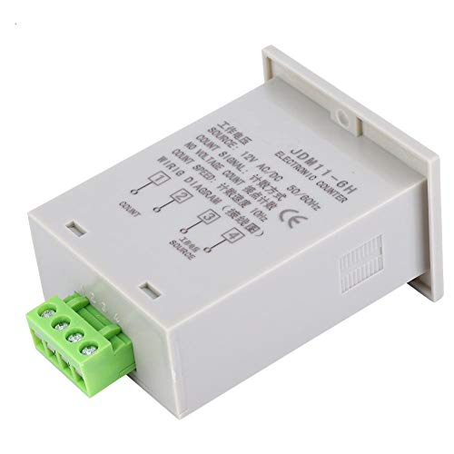 Image of Electronic Counter,JDM11-6H No Voltage Counter 6 Digits Electronic LED Digital Display Counter Relay(AC110V)