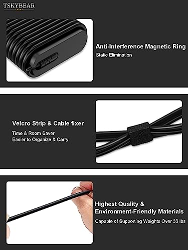 image for TSKYBEAR 65W 45Watt Compatible with Dell Laptop USB C Charger Latitude