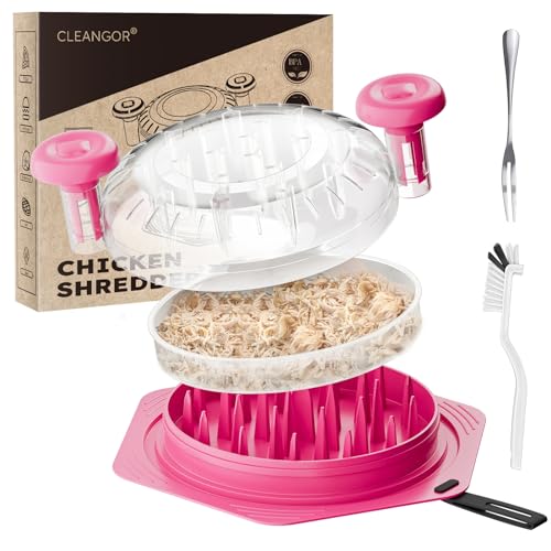 CLEANGOR Chicken Shredder Tool Twist Large, BPA Free Meat Shredder