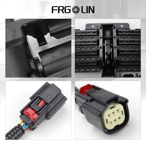 FRGOLIN Radiator Shutter Assembly Compatible with GMC Sierra 1500 2017 2018 2019 Chevy Silverado 1500 2017 2018 Replaces ‎84363184 601-374 by FRGOLIN - Image 5