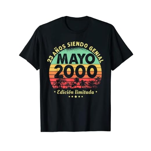Hombre 23 Años Cumpleaños Regalo Hombre Mayo 2000 Mayo 23 Años Camiseta