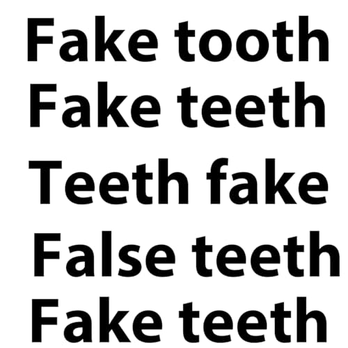 Image of A2 of Maximum Standard Size Teeth Fake Teeth, Tooth KitDIY All Teeth 3 Sets.Dental Education,Dental Teeth Teaching Model(New 1 Box)