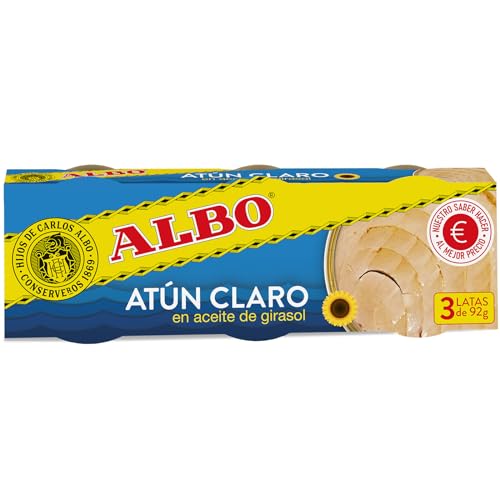 ALBO - Atún Claro Aceite Girasol, tripack, f. a. RO-100x3