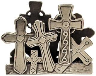 Crosses Business Card Holder