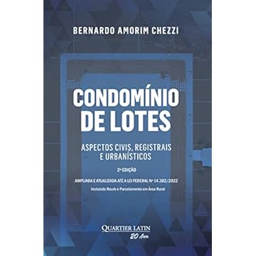 Capa do livro Condomínio de Lotes: Aspectos Civis, Registrais e Urbanísticos