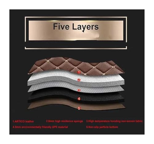 Tapis sol voiture Santa Fe 2009 solution moquette usée avant marron
