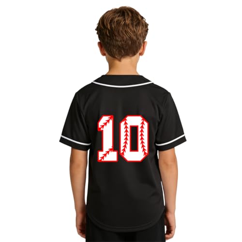 Image of Yuji Itadori Kids Baseball Birthday Shirt 7th 8th 9th 10th Year Old Toddler Boys Girls Shirts Birthday Clothes