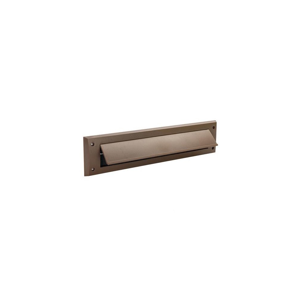 Fixman Brown 964360 Letterbox Draught Seal With Flap 338 X 78 Mm