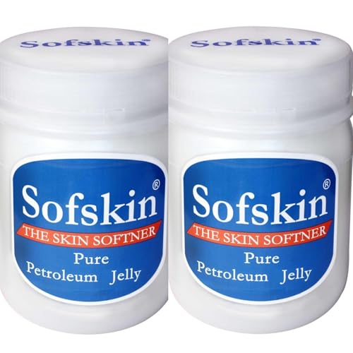 Image of 100% Pure White Petroleum Jelly IP - 500 gms - For Psoriasis, Cracked Heels, Dry Skin, Face & Chapped Lips, Diaper Rash, Sanitary Napkin Rash, Bed Sores, Bruises, Small Cuts and Burns. No Smell, pH 5.5, No skin allergy. Expiry 5 years. - (See Video). - (NOTE: Due to Iran-US war, price and availabiliity may vary). (Medium)