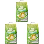 Bio-Catolet Light & Hygienic Recycled Paper Granules Cat Litter 12 Liter, Packaging May Vary (Pack of 3)