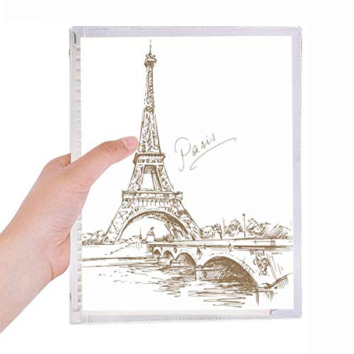 Carnet de notes spirale rechargeable France pour le voyage et le bureau