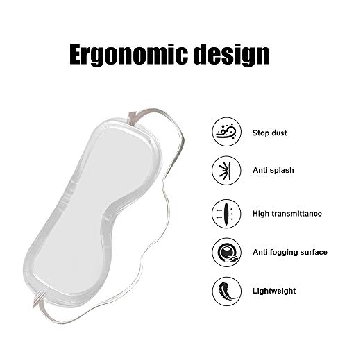 DECDEAL Googles à prova de poeira Protetor ocular à prova de vento Óculos de segurança para equitaçã