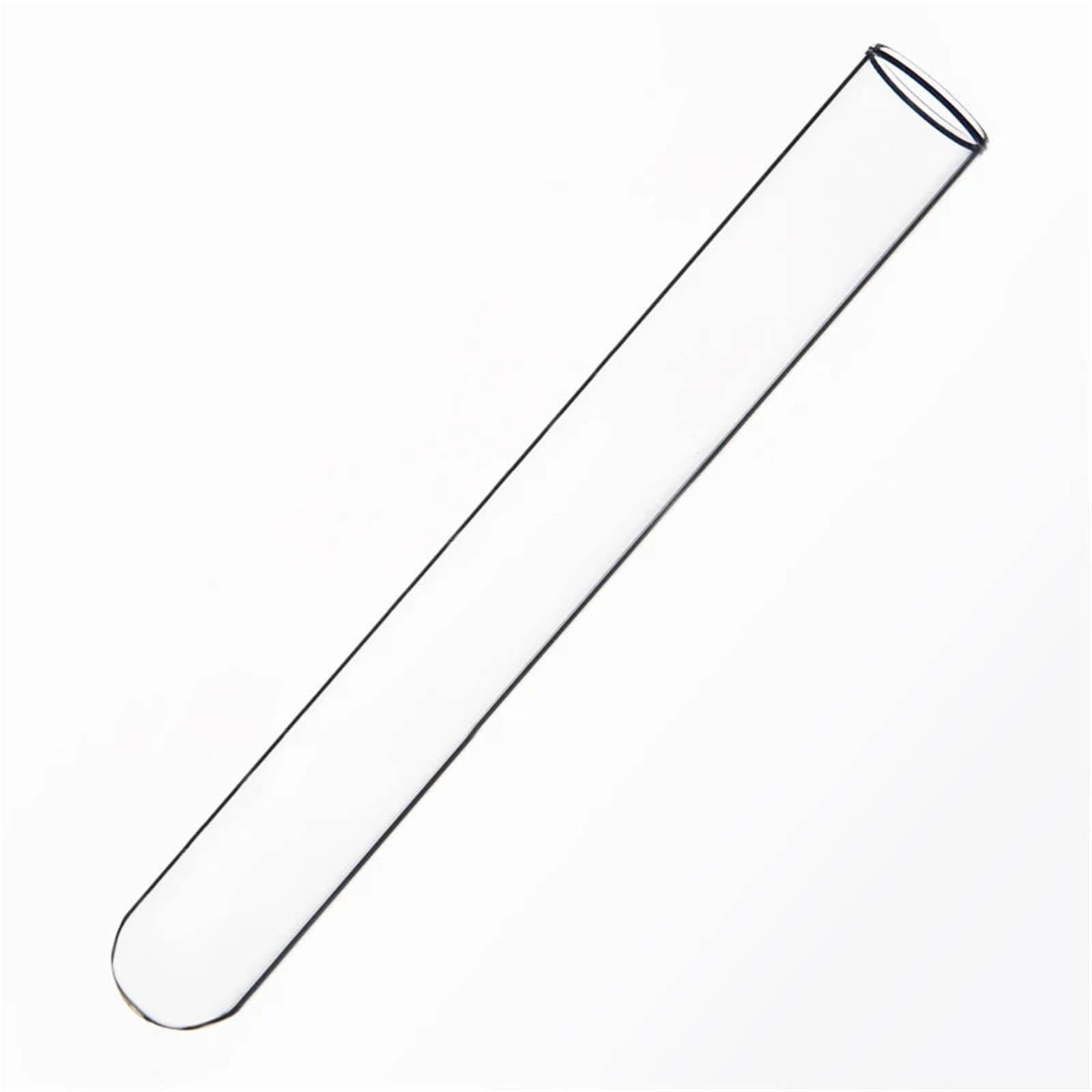 3 Stück Reagenzgläser mit flacher Öffnung, 35 x 150 mm, Außendurchmesser 35 mm, Gesamtlänge 150 mm, Reagenzglas mit rundem Boden aus Borosilikatglas