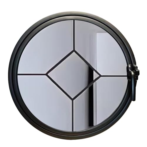 GUQASDV Fenêtre Coulissante Rotative À 360°, Hublot Rond en Verre, Hublot Rotatif De Remplacement en Alliage D'aluminium, Hublot Rotatif en Verre Trempé(80cm/31.4in)