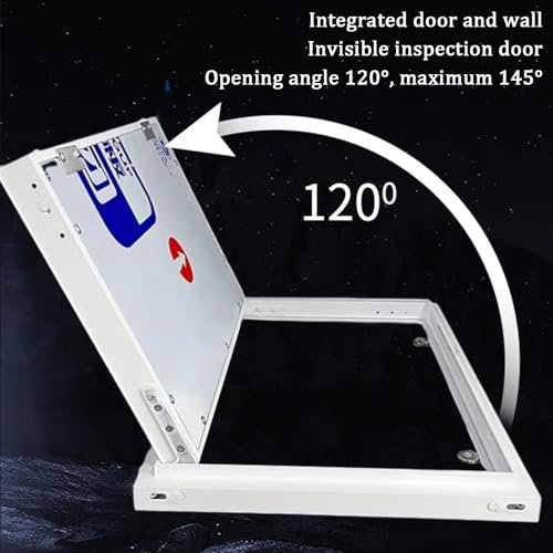 Panel de acceso universal de mármol, escotilla de inspección de aluminio para techos de yeso, puerta de acceso decorativa de madera empotrada, ideal para acceso a hidrantes de incendios