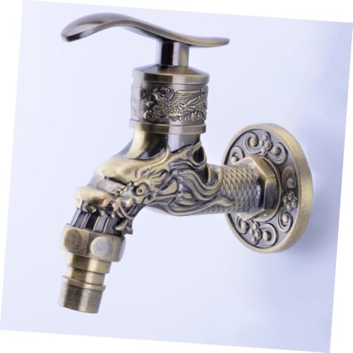 LIFKICH 合銅芯洗濯機用水栓 ?古風 多用途屋外キッチン浴室用蛇口 調節簡単 滑らか開閉 重力鋳造 耐久性 人間工学設計