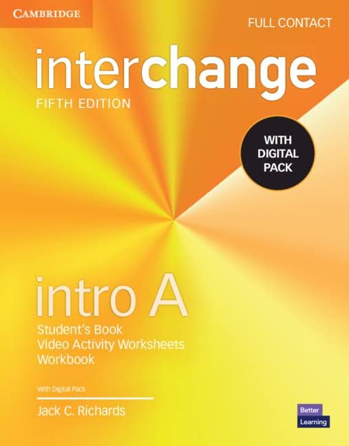 Interchange Intro a Full Contact + Digital Pack
