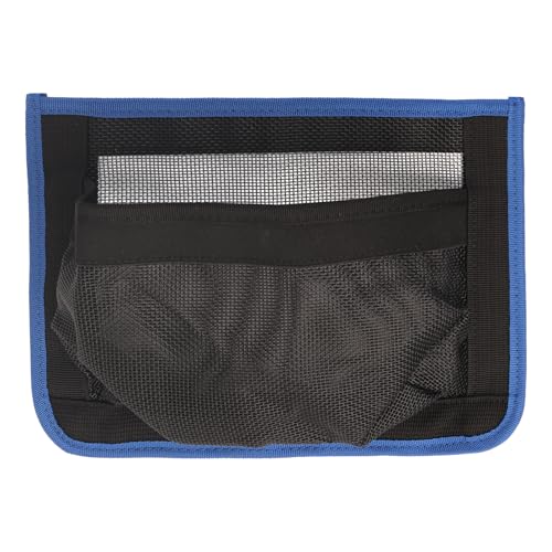 Bolsa de red de almacenamiento autoadhesiva para barco de 10 x 7 pulgadas, está equipada con un respaldo adhesivo resistente al agua y es adecuada para almacenar linternas, aparejos de pesca, guantes