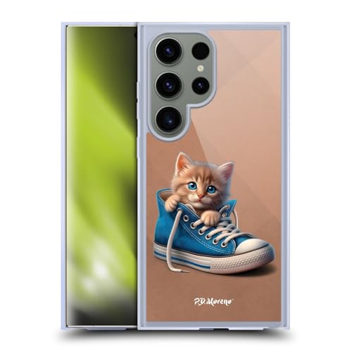 Coque Samsung S24 Ultra MagSafe P.D. Moreno Chaussure Bleue Play Cat en gel