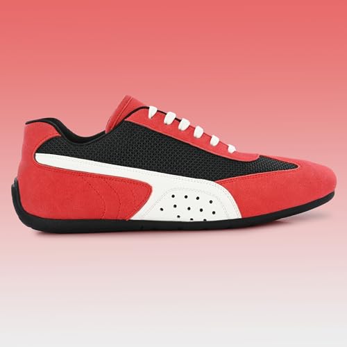 Image of Cruiser Sneaker for Men | Lightweight & Comfortable | Stylish Lace-Up Casual Footwear with Cushioned Insole | Perfect for Versatile Outfits (2645)