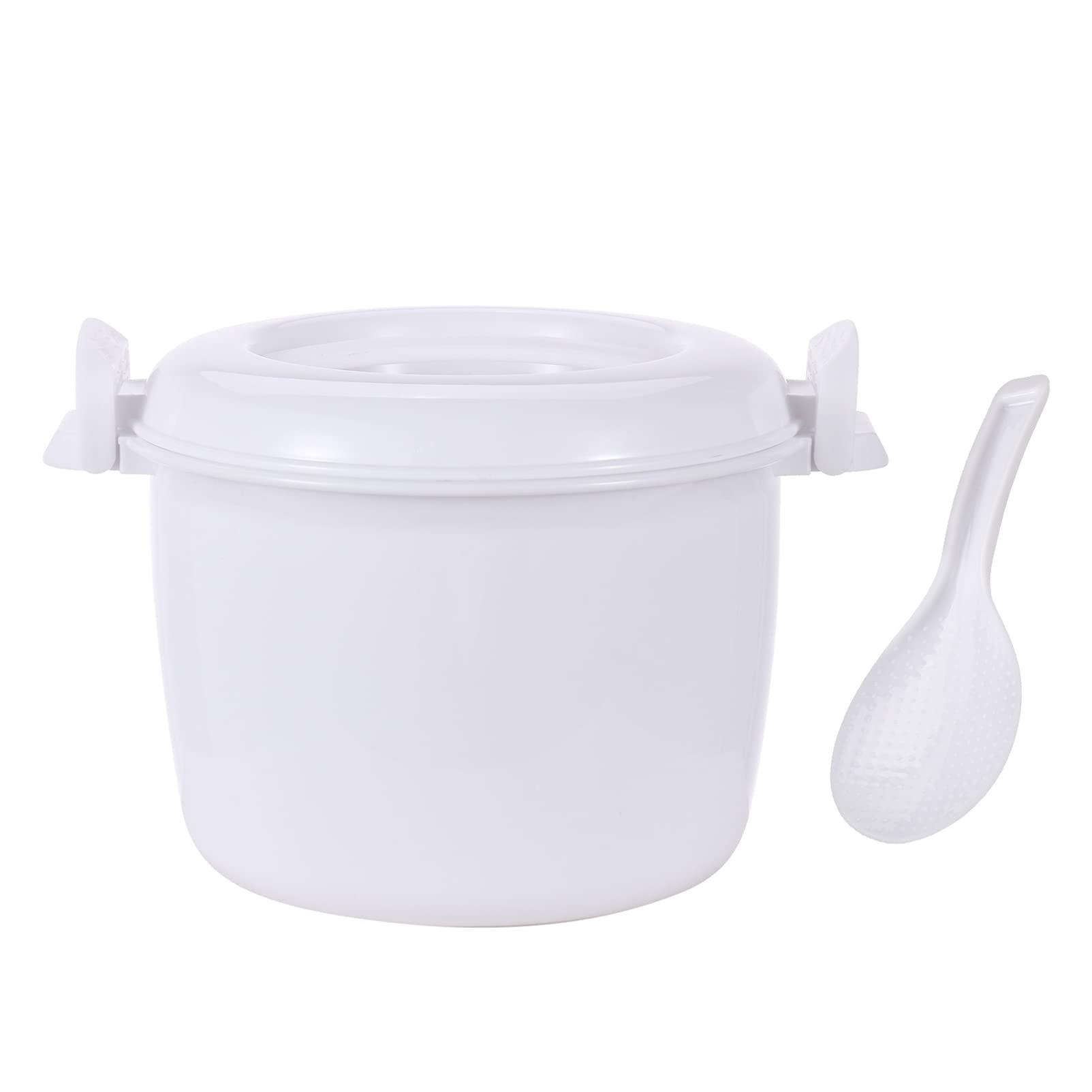CHICTRY Microwave Rice Cooker Microwave Pressure Steamer Cooker Food Bowl Mug Non Stick Cookware for Ramen Soup Beverages
