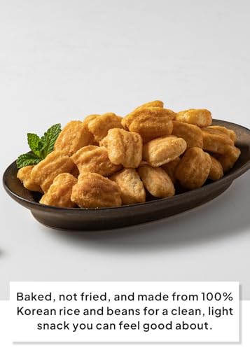 Korean Food Shinwhadang Injeolmi Rice Snack, Soybean Coating, 0.99 oz* 18Pk | Crispy Korean sweet rice snack coated with roasted soybean powder in 18 individual packs - image 3