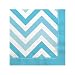 Chevron Blue - Beverage Napkins (16 count)