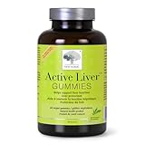 NEW NORDIC Active Liver Gummies, Milk Thistle, Artichoke & Turmeric Supplement, Natural Peach & Mango Flavor, Sugar Free & Vegan, 60 Count (Pack of 1)