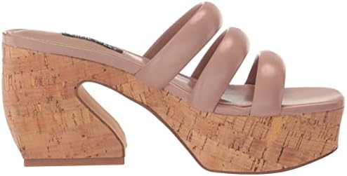 Nine West Women's Danne Wedge Sandal, Taupe 240, 5 | Image 5